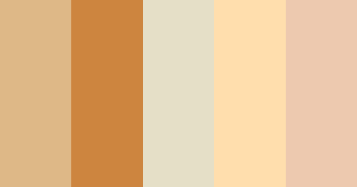Download deserto autunno beige pesca color palette PNG image (landscape)