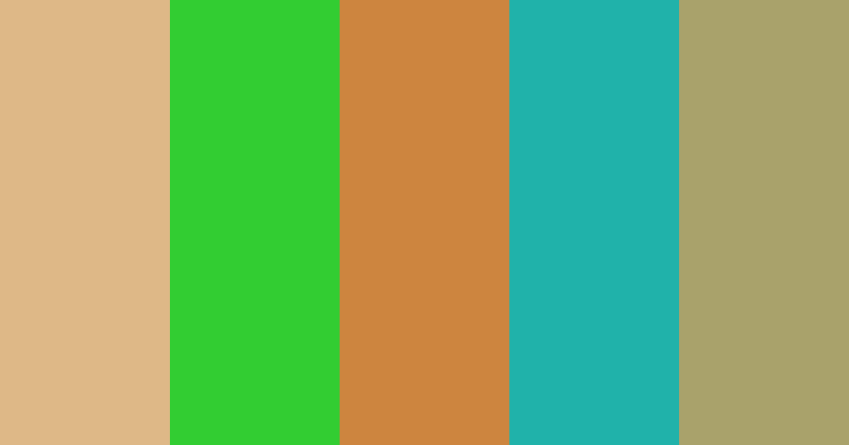 Download desert green autumn teal sage turquoise cool color palette PNG image (landscape)
