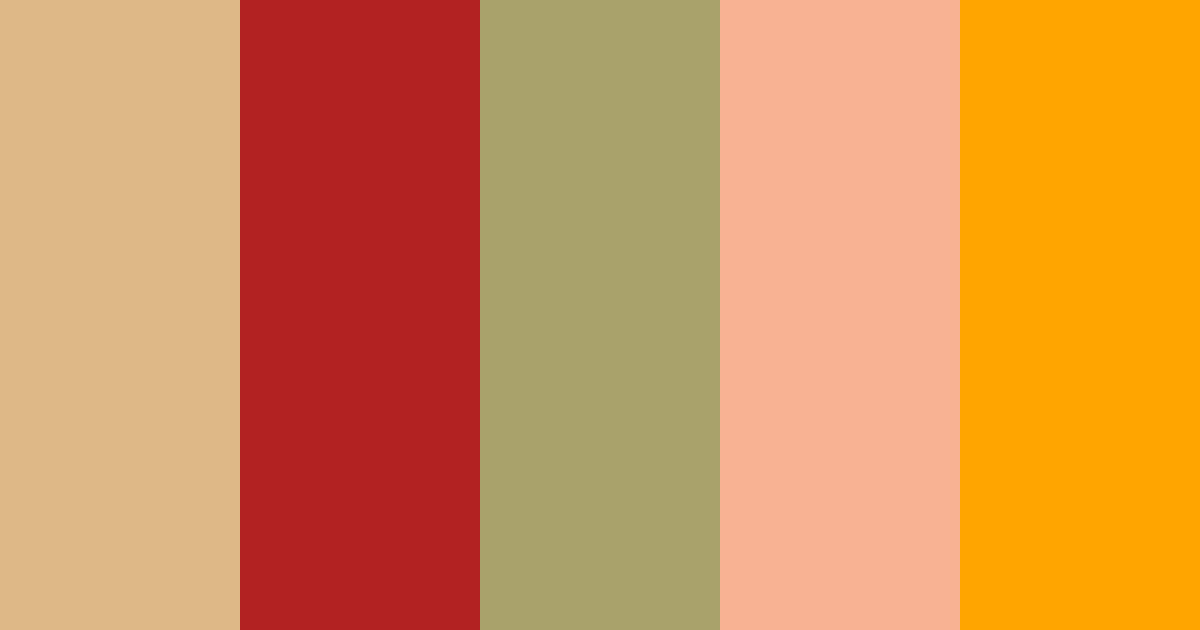 Download desert red sage apricot bright color palette PNG image (landscape)