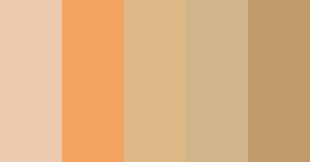 Desert color palette