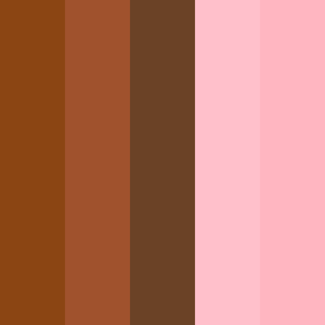 Download earthy aesthetic color palette PNG image (square)