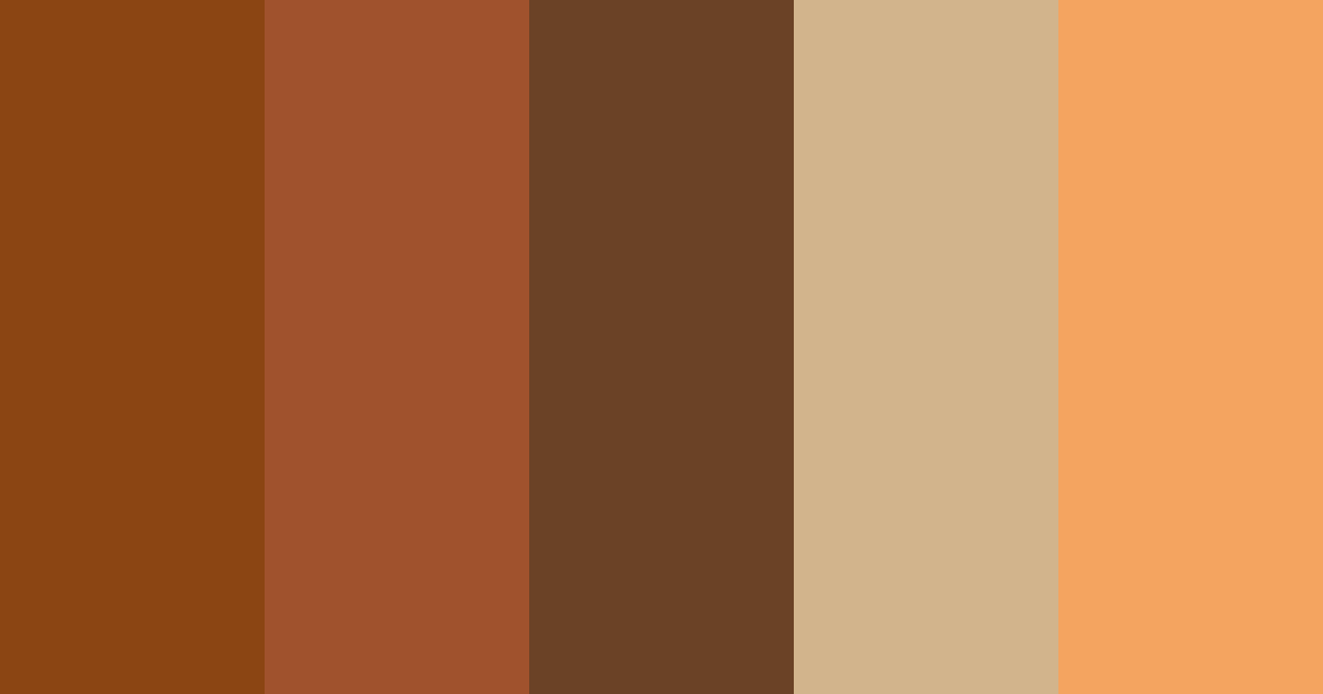 Download earthy boho color palette PNG image (landscape)