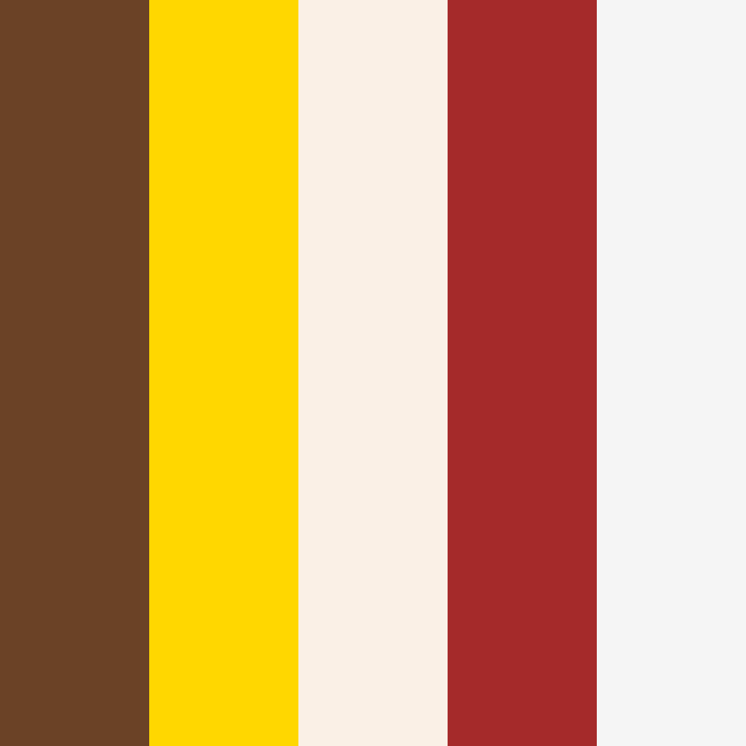 Download terroso fuoco crema marrone bianco color palette PNG image (square)