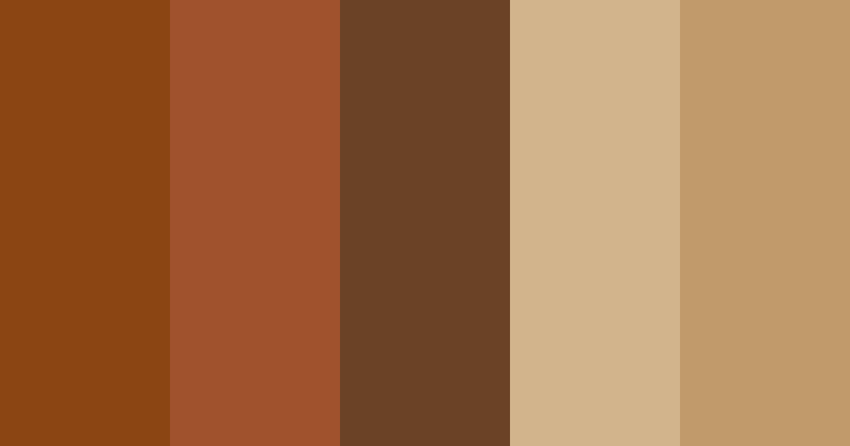Earthy color palette