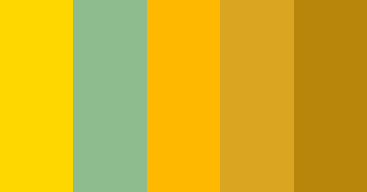 Download elegant mint gold color palette PNG image (landscape)