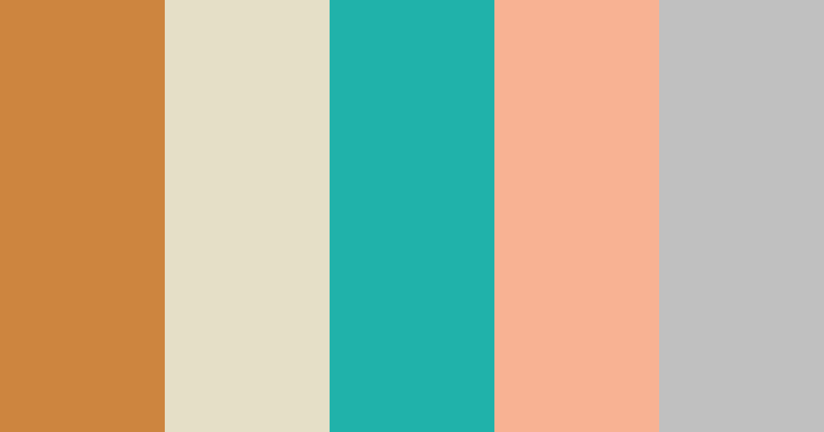 Download フォール ベージュ ティール アプリコット ニュートラル 赤褐色 スキン color palette PNG image (landscape)