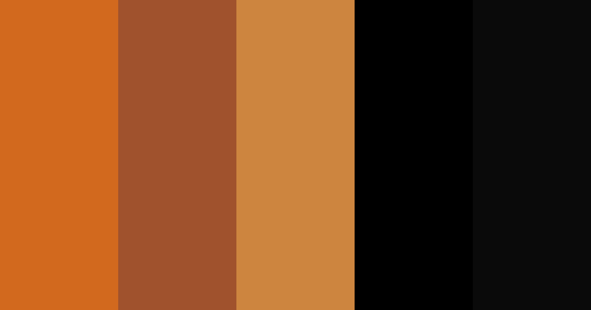 Fall Black Color Palettes - ColorMagic