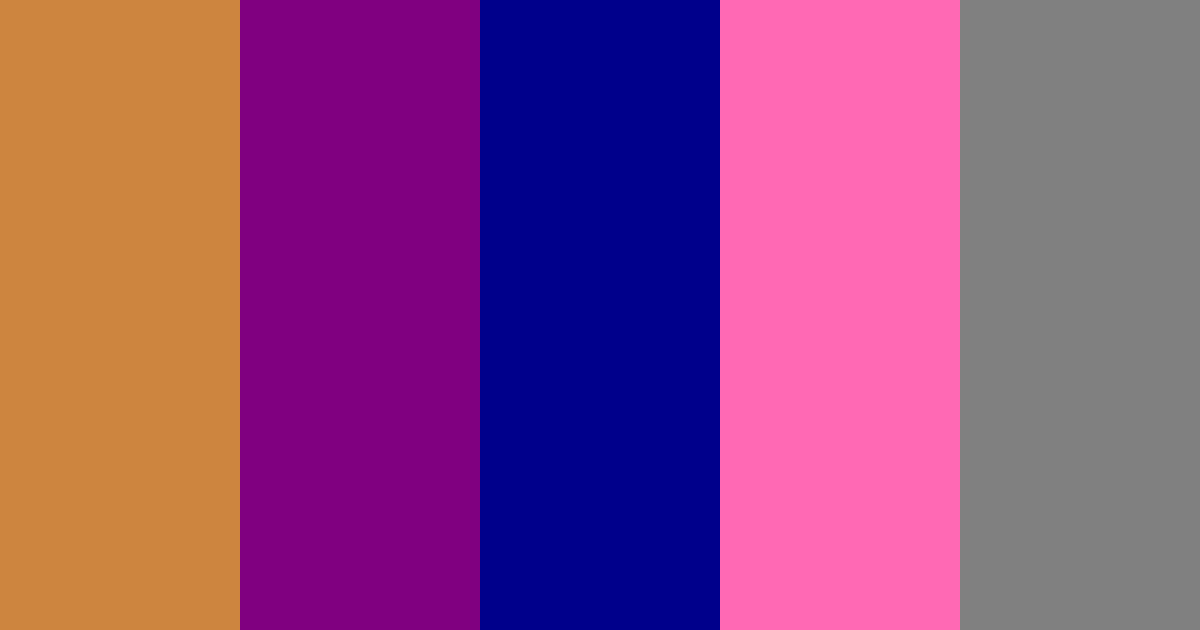Download fall deep blue pink zombie color palette PNG image (landscape)