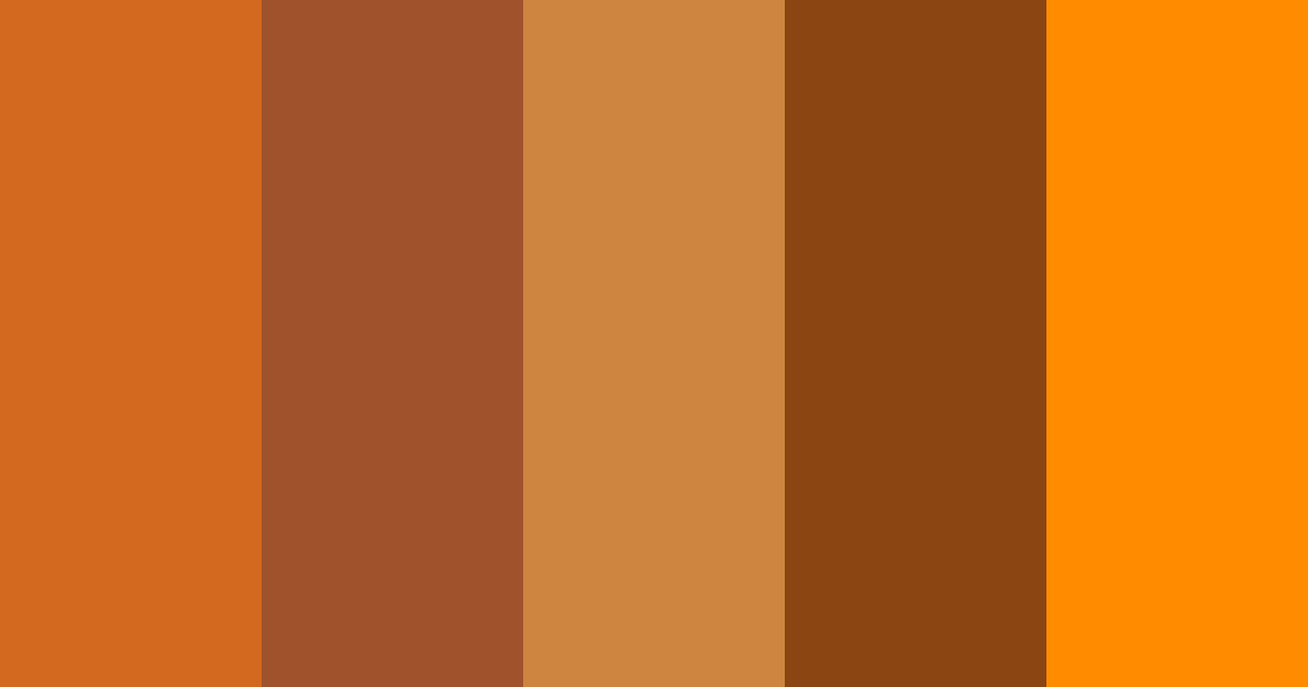 Fall color palette