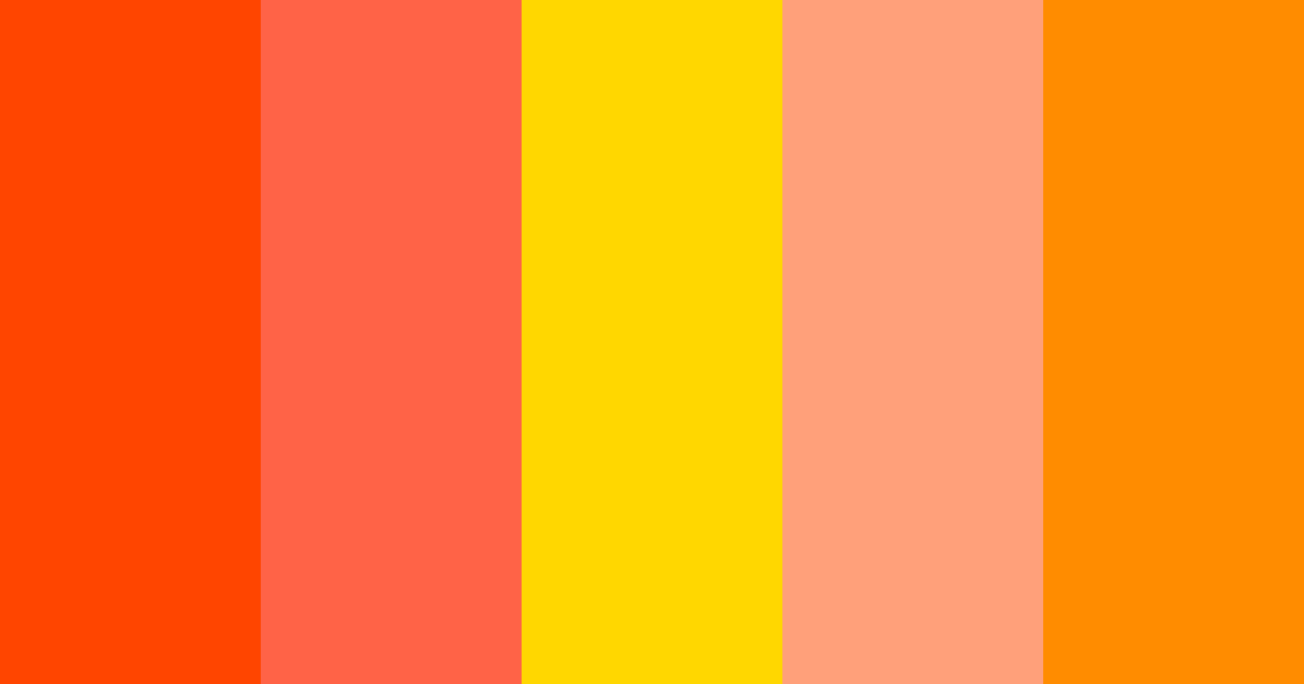 Fuego color palette