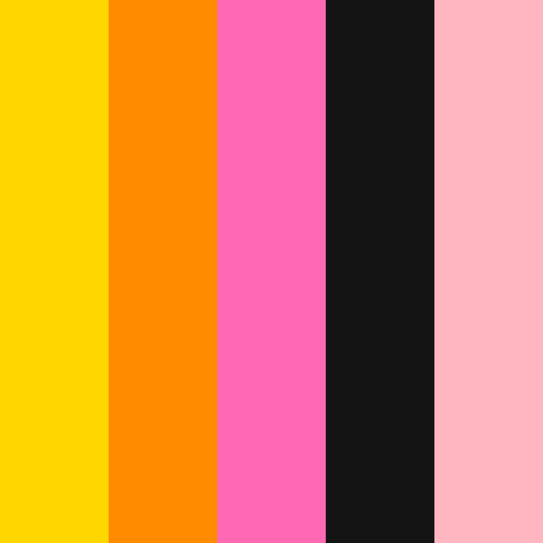 Download ファイア アンバー ビビッド 黒 スプリング ミント color palette PNG image (square)