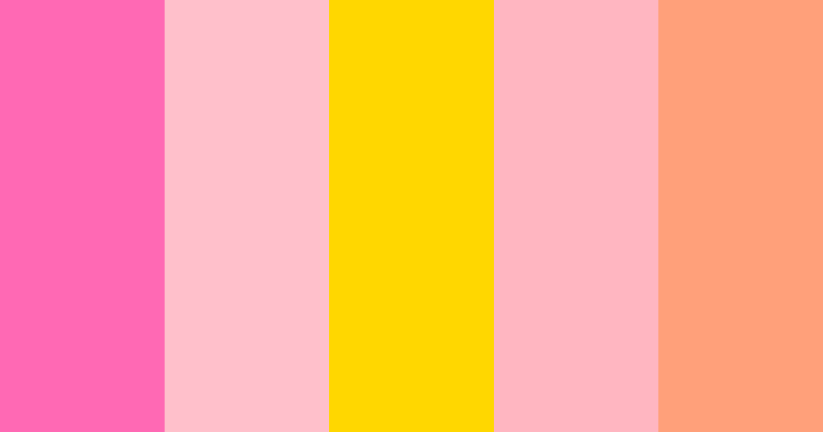 Flower color palette