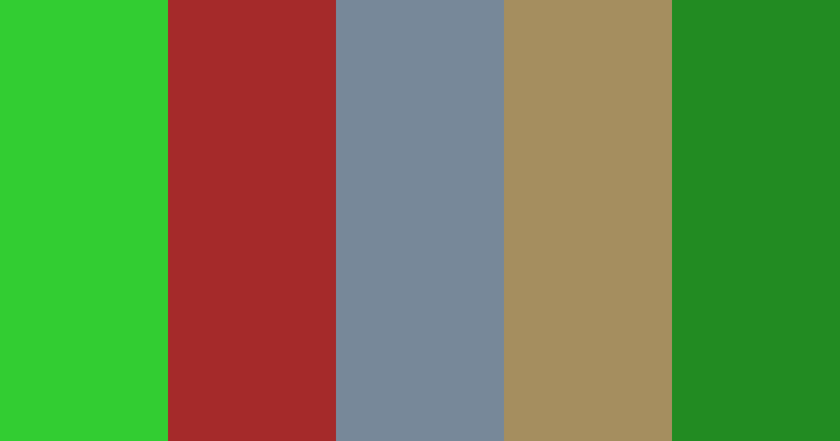 Download bosque carmesí apagado avellana color palette PNG image (landscape)