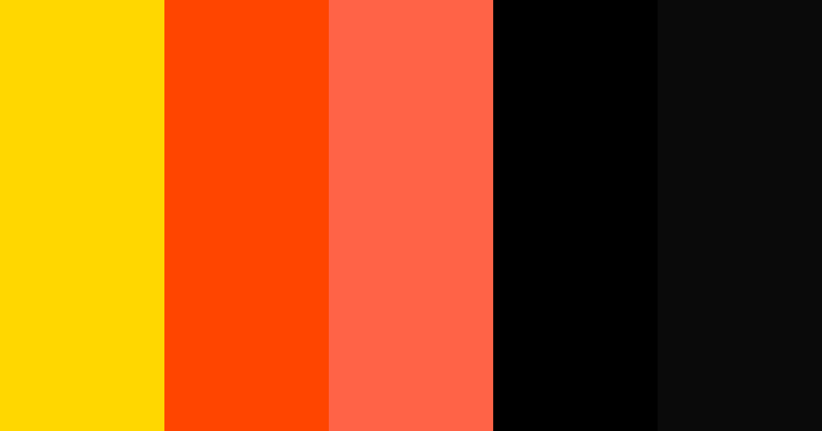 Download divertido negro color palette PNG image (landscape)