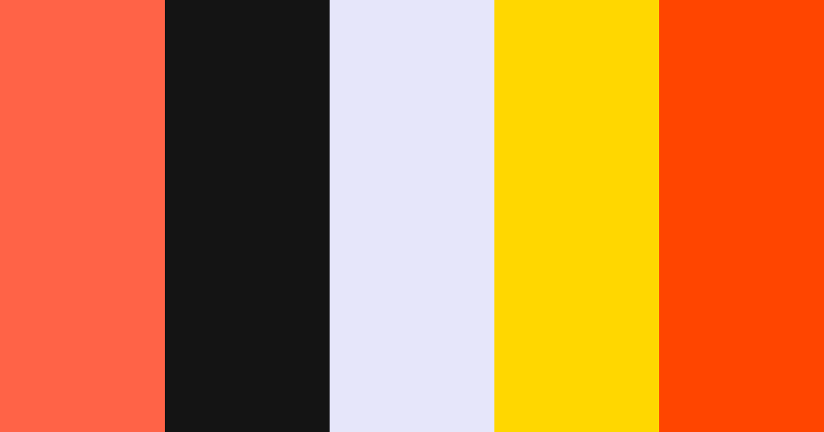 Download fun black pastel color palette PNG image (landscape)