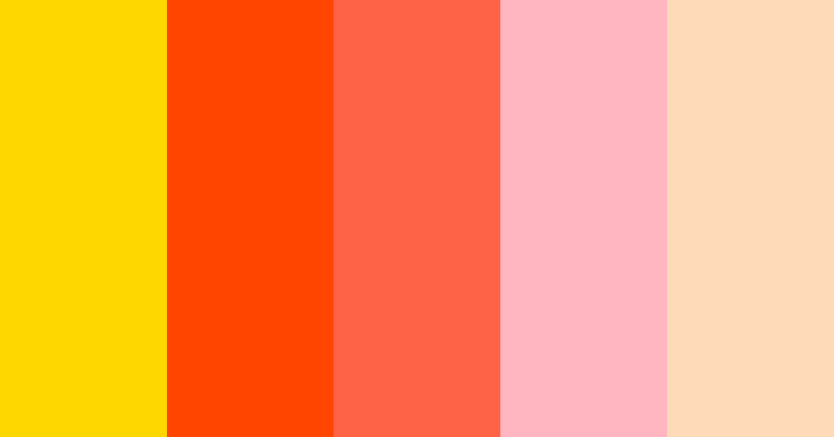 Download fun pastel color palette PNG image (landscape)