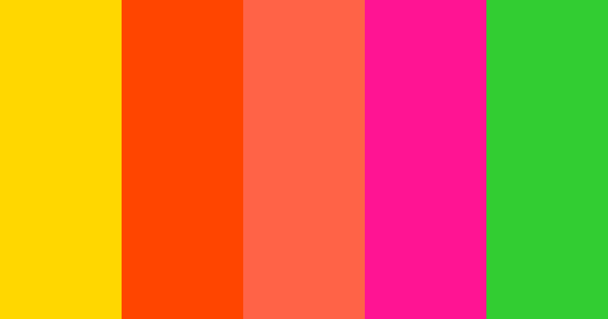 Fun color palette