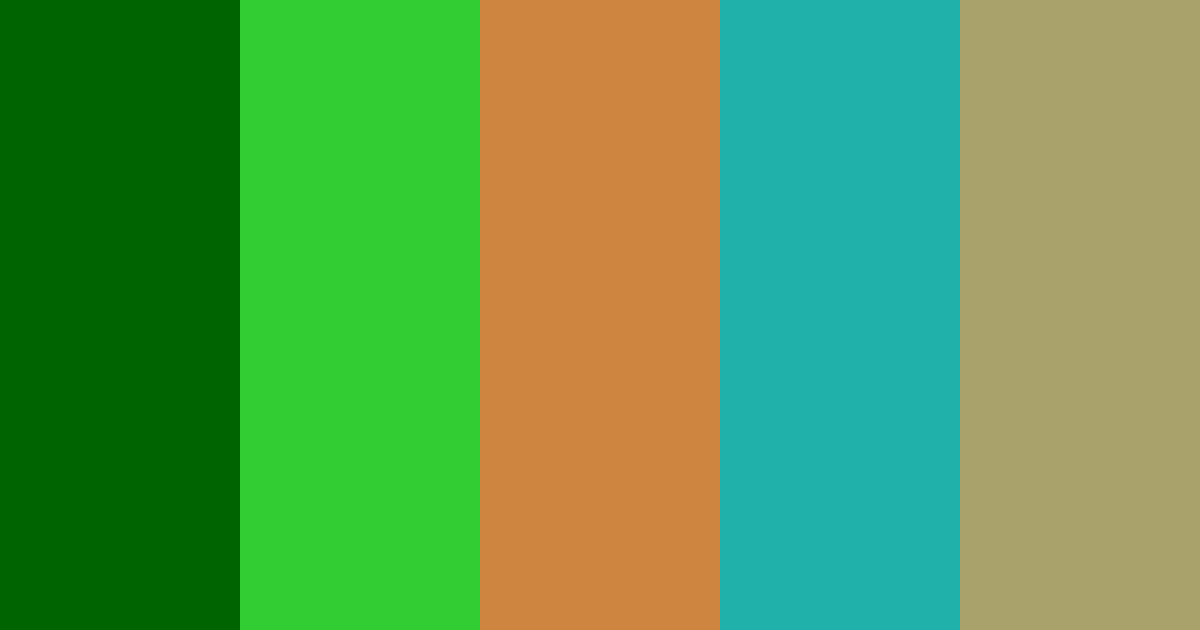 Download garden green autumn teal sage indigo color palette PNG image (landscape)