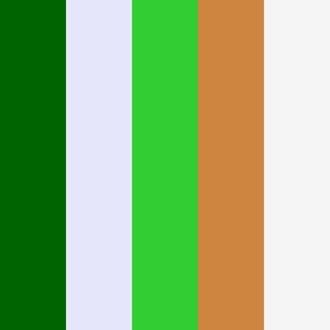 Download garden pastel green autumn white orange color palette PNG image (square)
