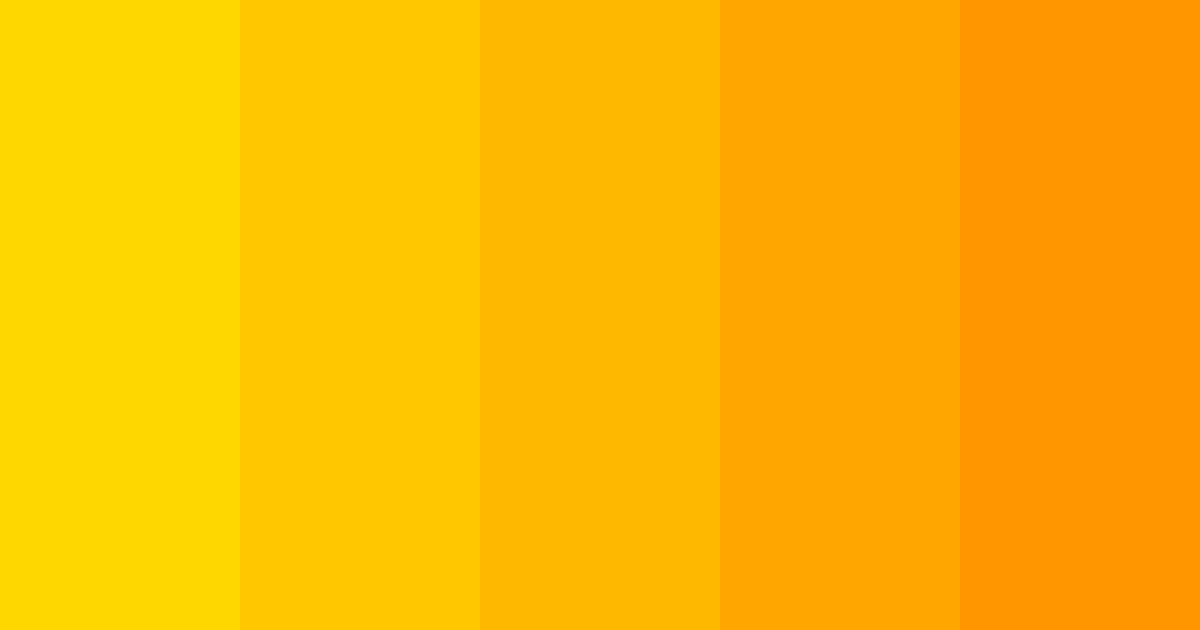Gold color palette