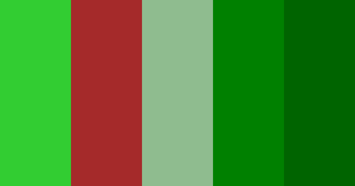 Download green crimson mint color palette PNG image (landscape)