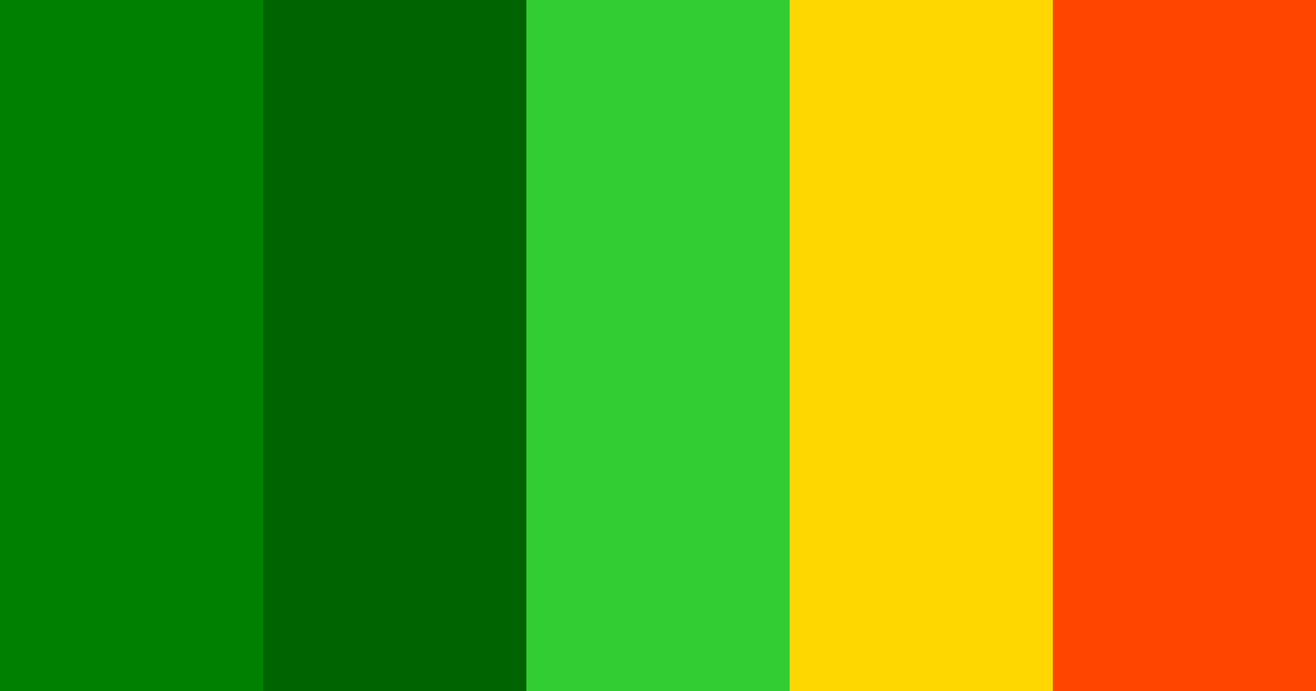 Download verde divertido color palette PNG image (landscape)