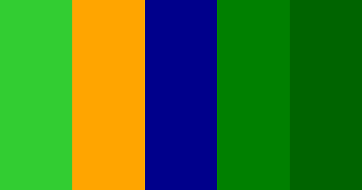 Download green yellow blue color palette PNG image (landscape)