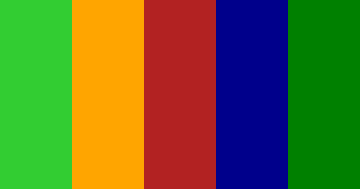 Download verde giallo rosso blu color palette PNG image (landscape)