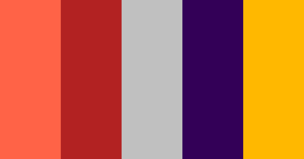 Download ヒッピー 赤 ニュートラル インディゴ ゴールド ピーチ color palette PNG image (landscape)
