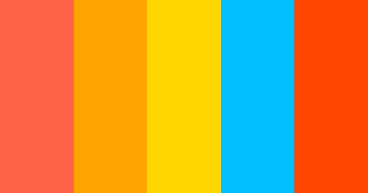 Download hippie sole tramonto estate caldo color palette PNG image (landscape)
