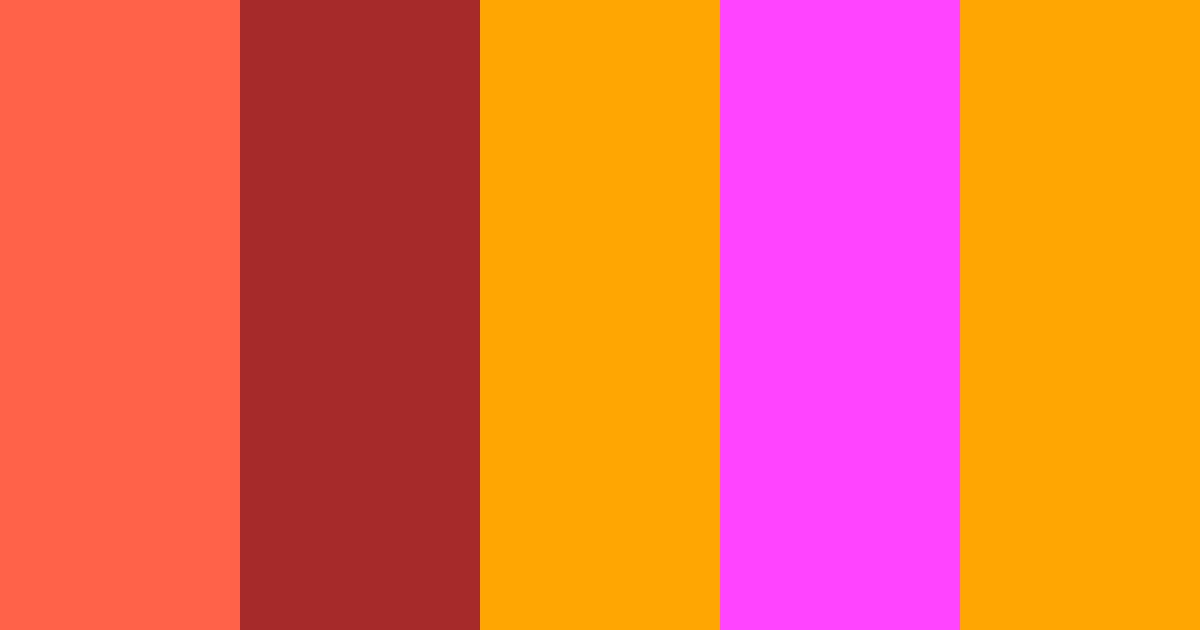 Download giapponese cremisi brillante fucsia giallo rosa marrone color palette PNG image (landscape)