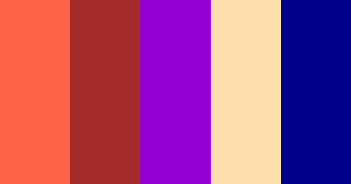 Download japanese crimson purple peach blue cool color palette PNG image (landscape)