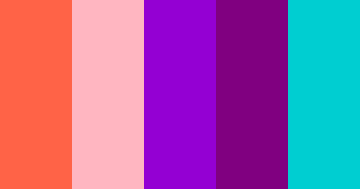 Download japanese spring purple deep turquoise peach color palette PNG image (landscape)