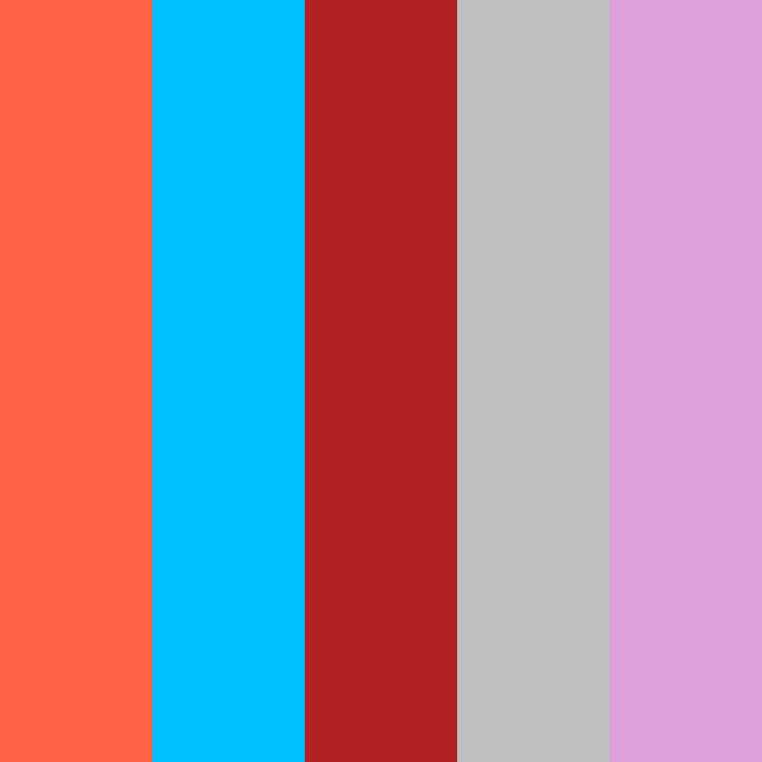 Download giapponese estate rosso neutro lavanda salvia color palette PNG image (square)