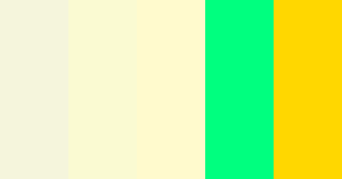 Claro Primavera color palette