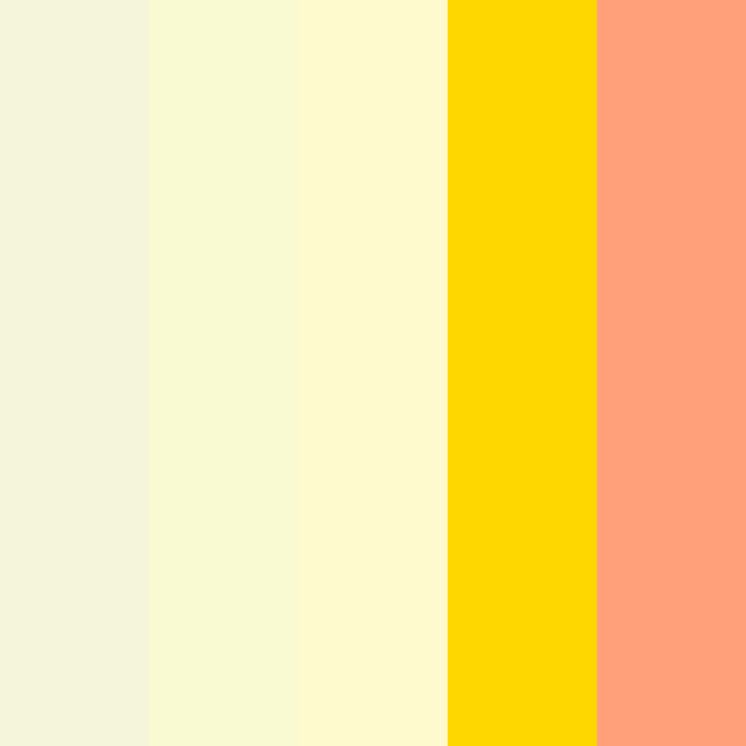 Download ライト サマー color palette PNG image (square)