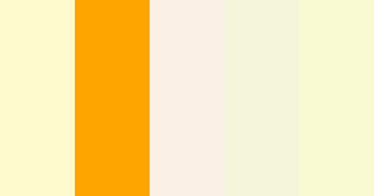 Download light yellow cream color palette PNG image (landscape)
