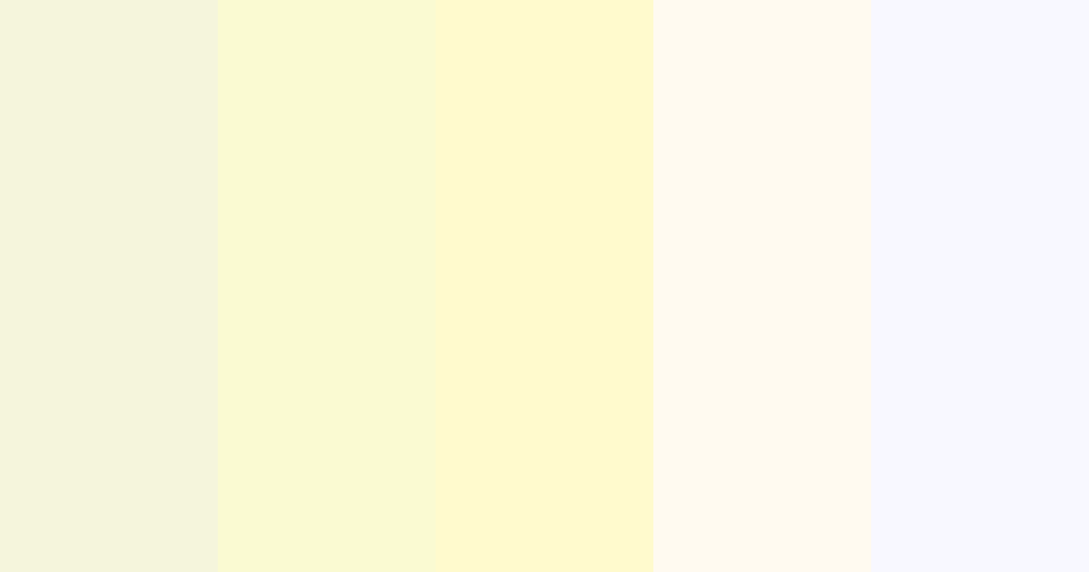 Light color palette