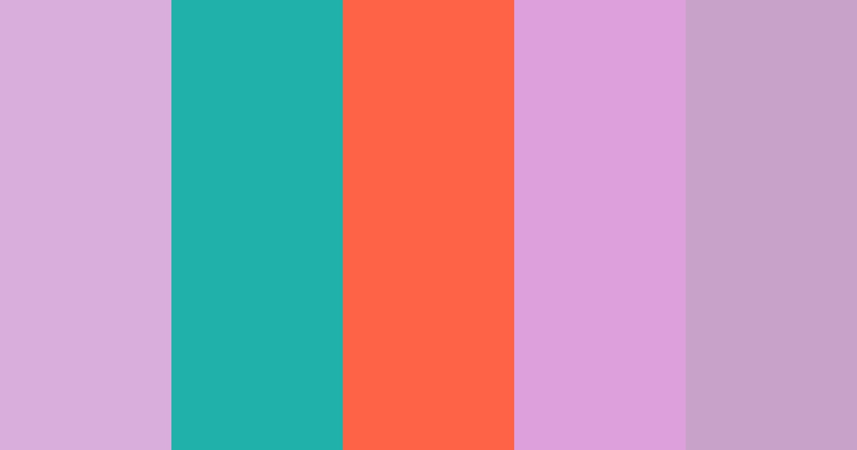 Download lillà verde acqua girasole viola color palette PNG image (landscape)