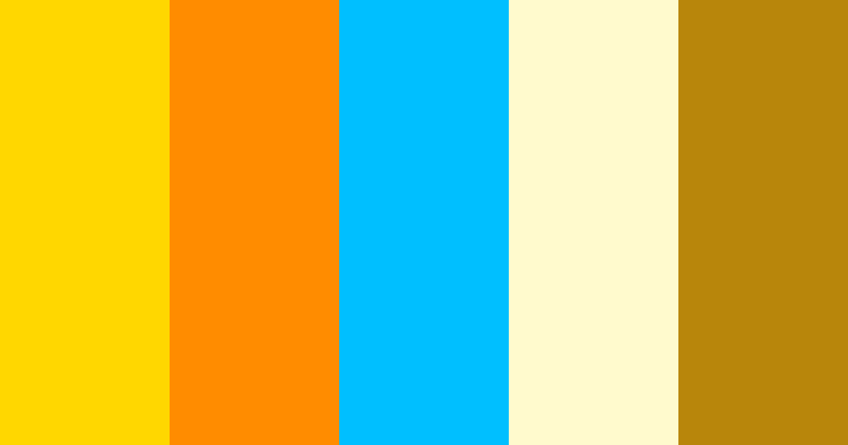 Download luxury amber summer light color palette PNG image (landscape)