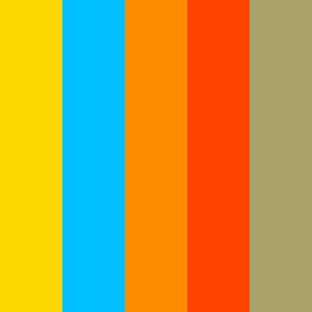 Download luxury summer amber coral sage warm teal lilac color palette PNG image (square)