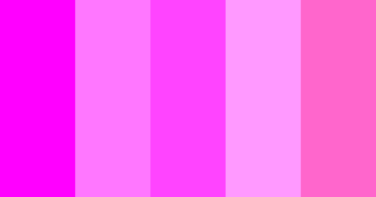 Magenta color palette