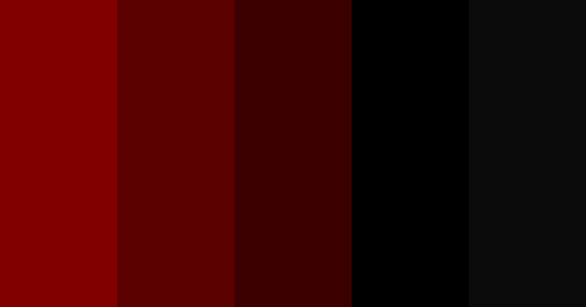 Download maroon black color palette PNG image (landscape)