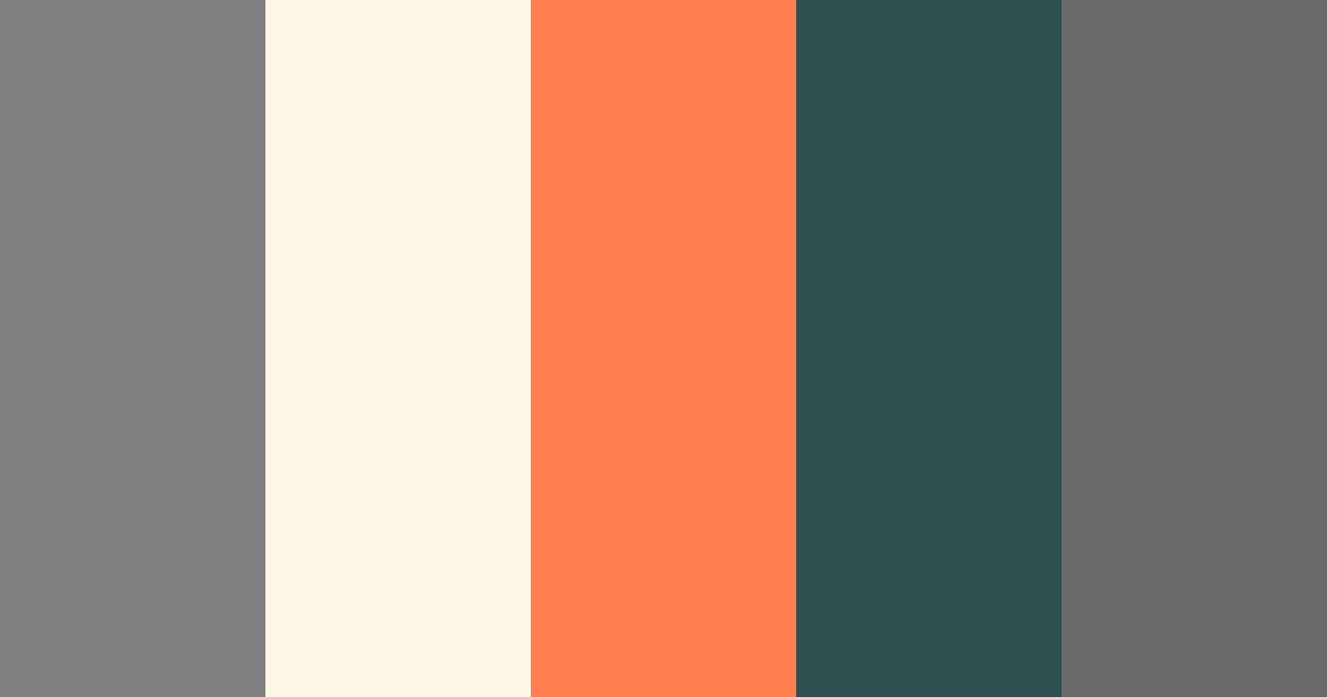 Download masculine soft orange color palette PNG image (landscape)