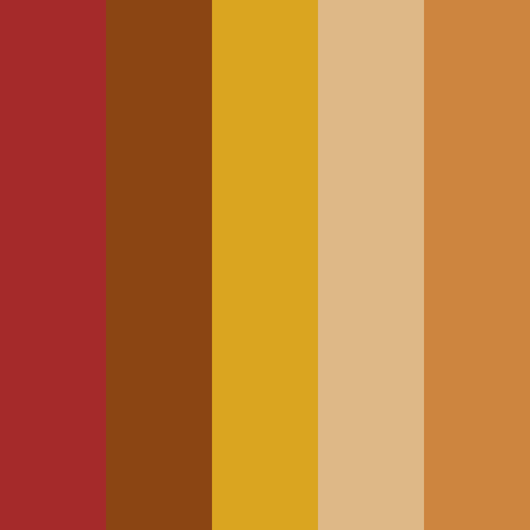 Download medieval color palette PNG image (square)