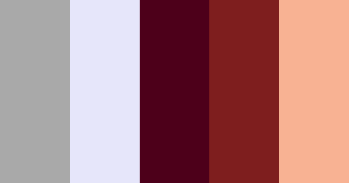 Download metal pastel burgundy auburn apricot color palette PNG image (landscape)