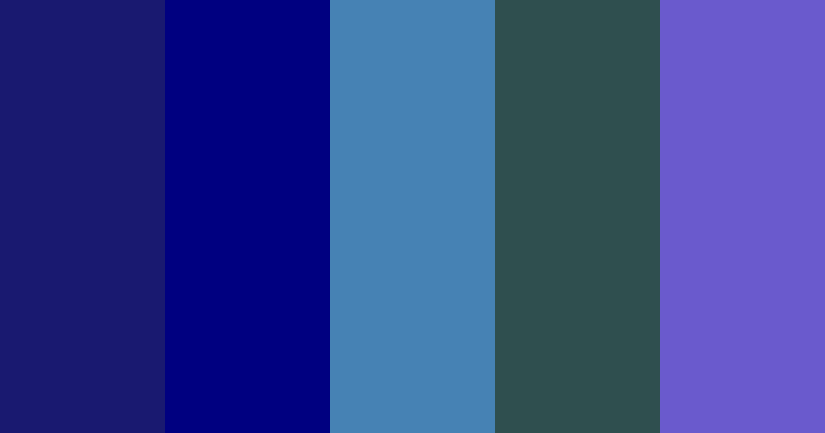 Medianoche color palette