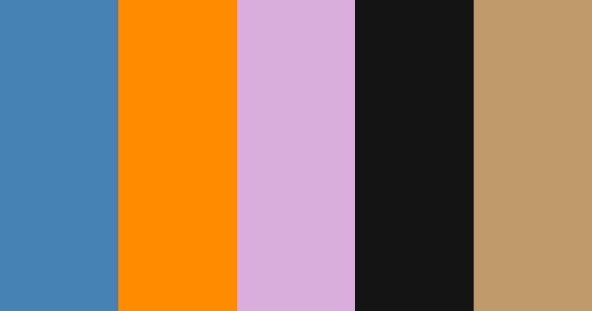 Download medianoche ámbar lila negro bronceado dorado color palette PNG image (landscape)