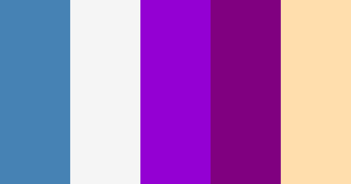 Download midnight white purple deep peach gray color palette PNG image (landscape)