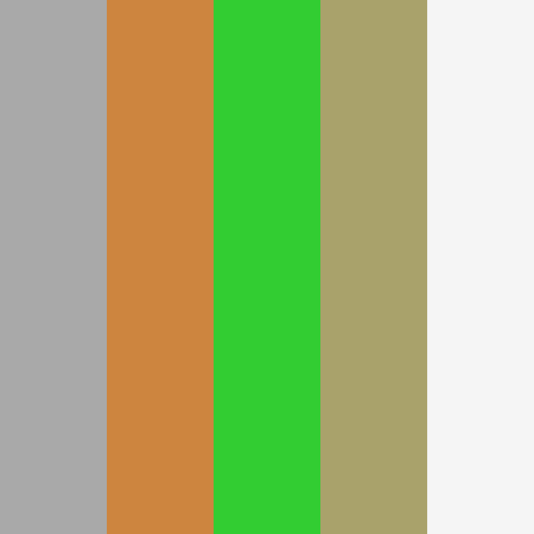 Download minimalist autumn green sage white soft color palette PNG image (square)